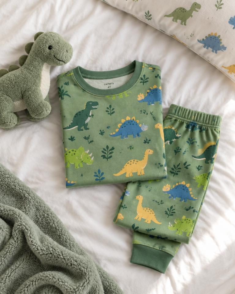 Pijama infantil de dinosaurios